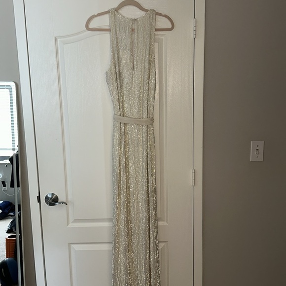 Retrofete Tilly belted sequined maxi dress - Picture 8 of 12